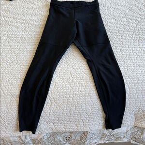 ALO Yoga Black High-Waist Leggings thick moto
